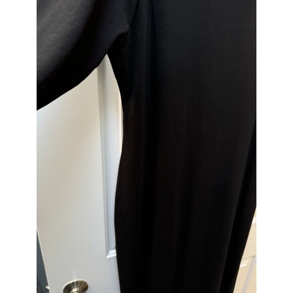 Good American U‎ Ring Midi Dress Women’s Size 3XL/4XL Black Long Sleeve (GA7) - Picture 7 of 11
